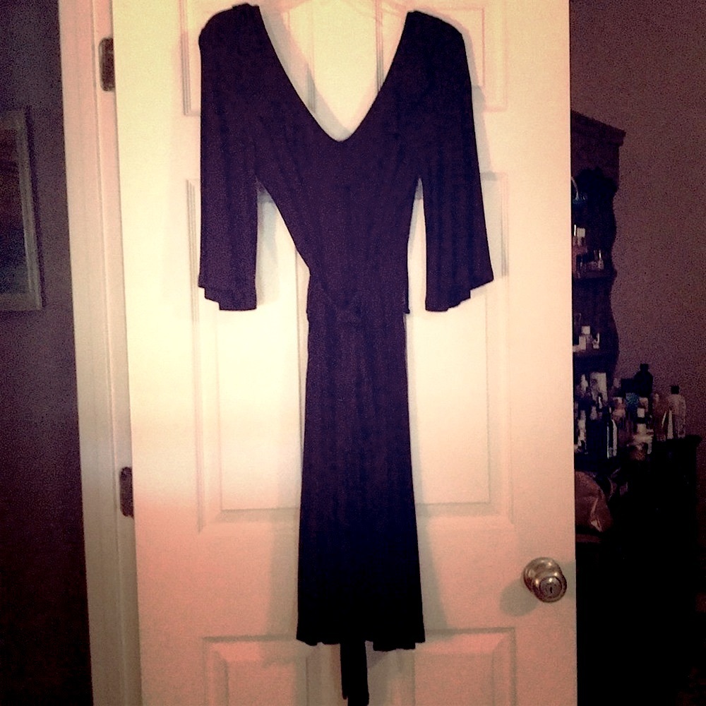 Wrap Dress Kimono Sleeve NWOT - Picture 3 of 8